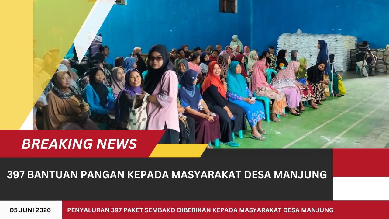397 PAKET SEMBAKO DIBERIKAN KEPADA MASYARAKAT DESA MANJUNG 2026